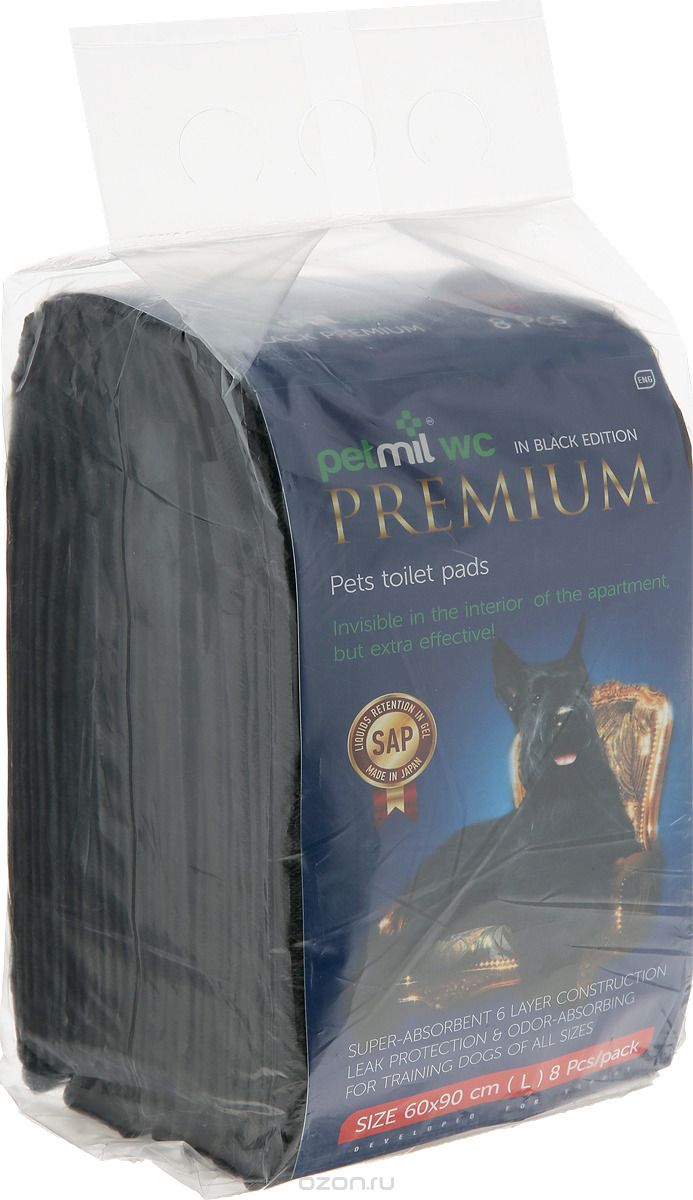 -   Petmil WC Black Premium, 60  90 , 8 